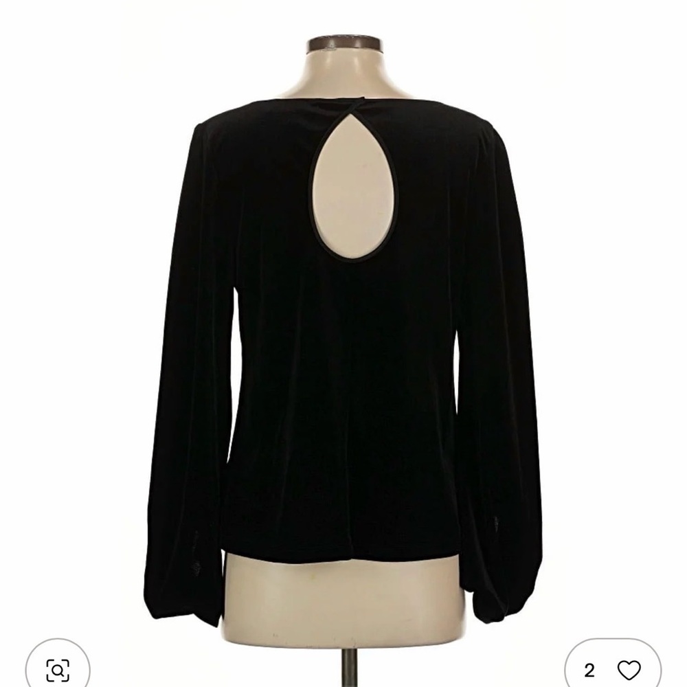Laundry bt Shelly Segal Velvet Top